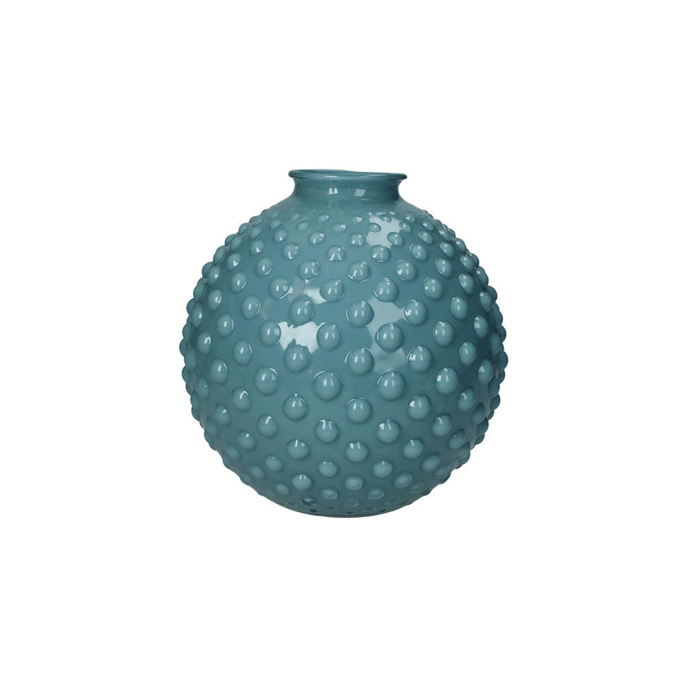 Eucalyptus Colored "Bubbles" Glass Vase - 2 Sizes
