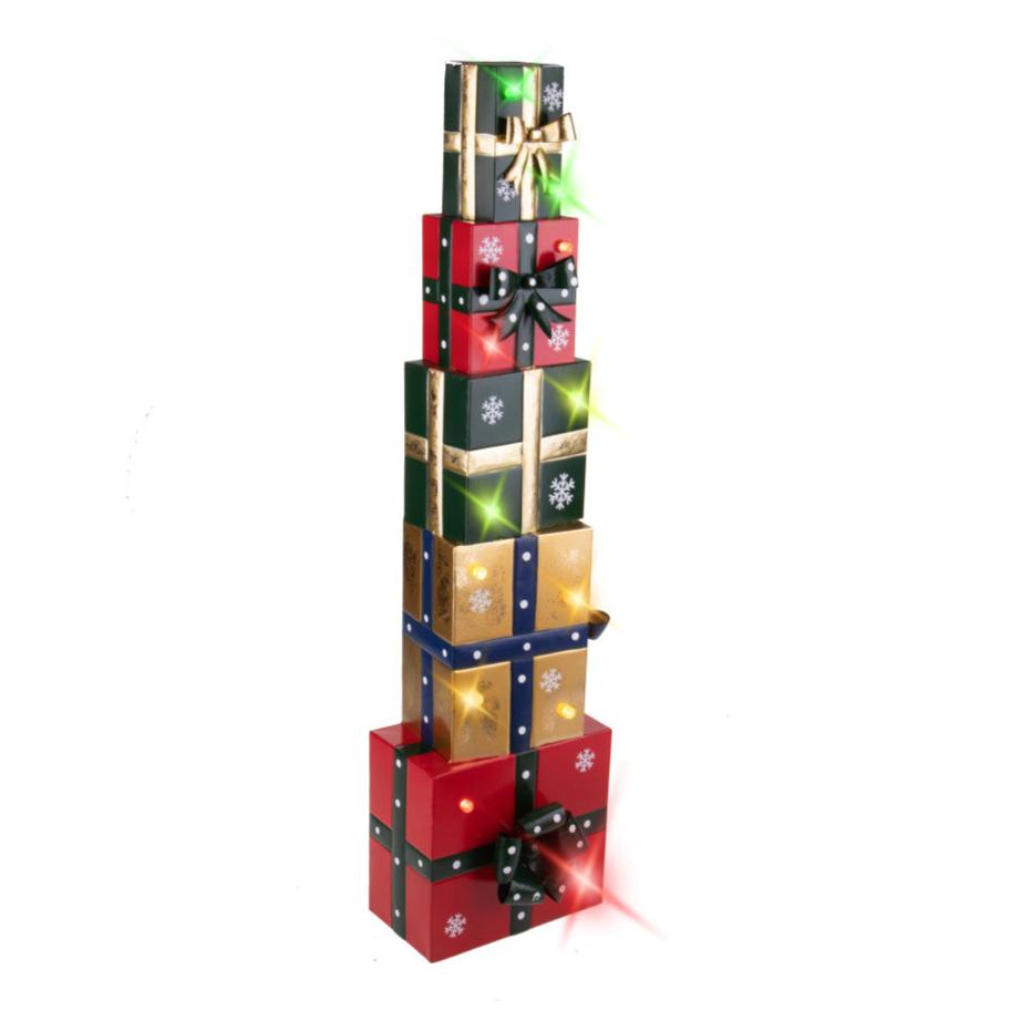 Christmas Gift Boxes with LED Lights in 3 Sizes