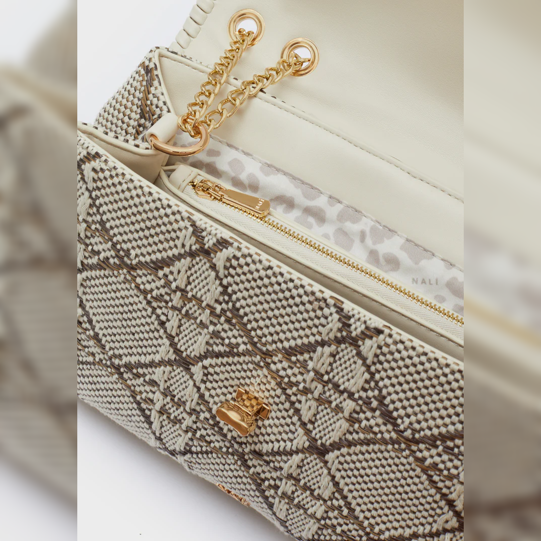 "BERNARDINE" Shoulder Bag Beige/Brown - Nalì
