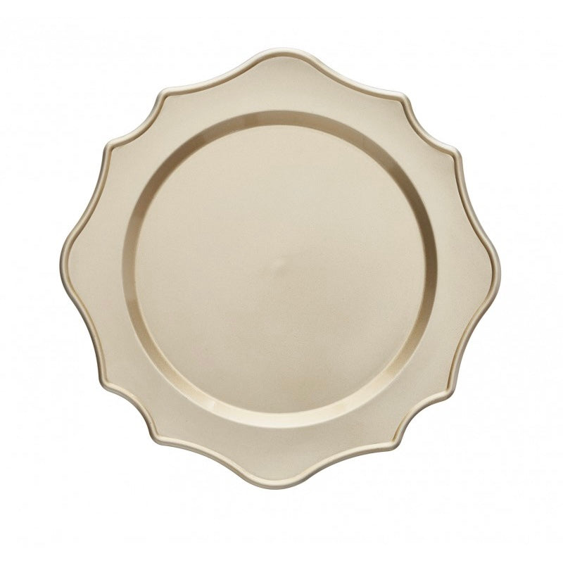 Brandani Scalloped Champagne Charger - Set of 4
