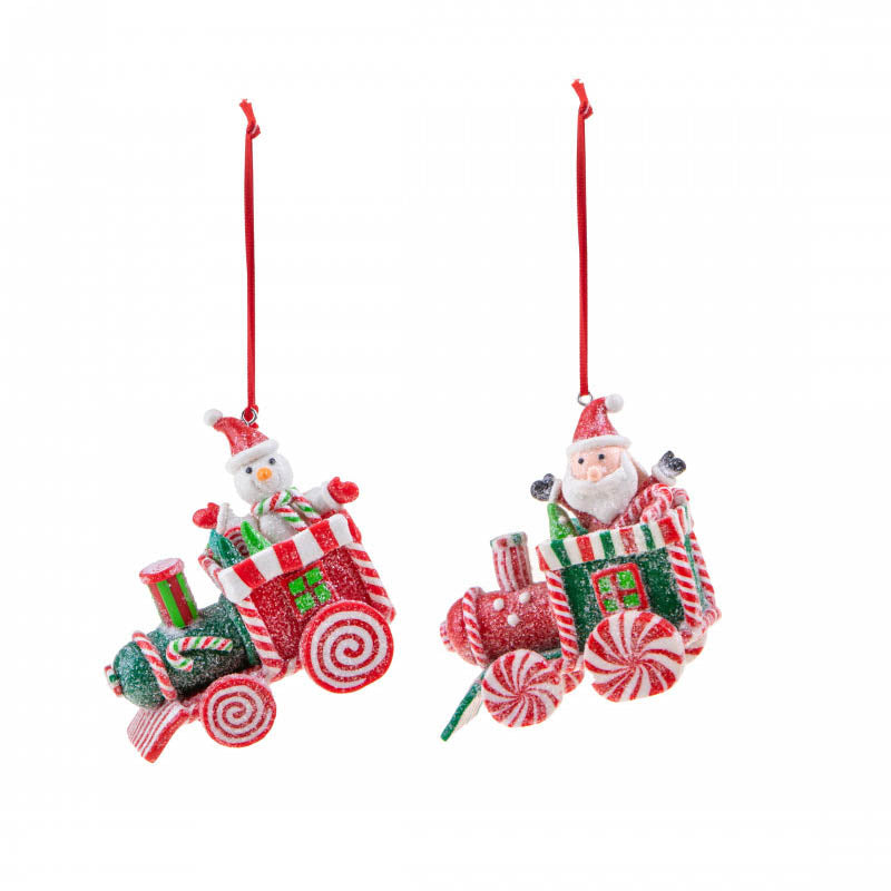 Set of 2 "Gingerbread" Trains - Brandani
