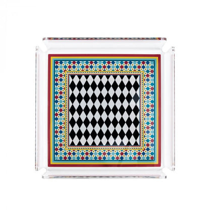 Vuotatasche Decor Foulard in Cristallo Acrilico