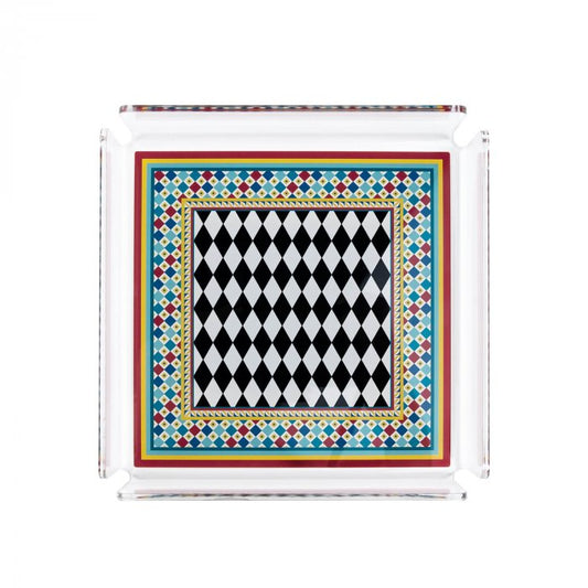 Vuotatasche Decor Foulard in Cristallo Acrilico