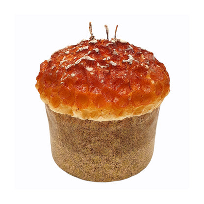Candela a forma di Panettone Grande Ø19