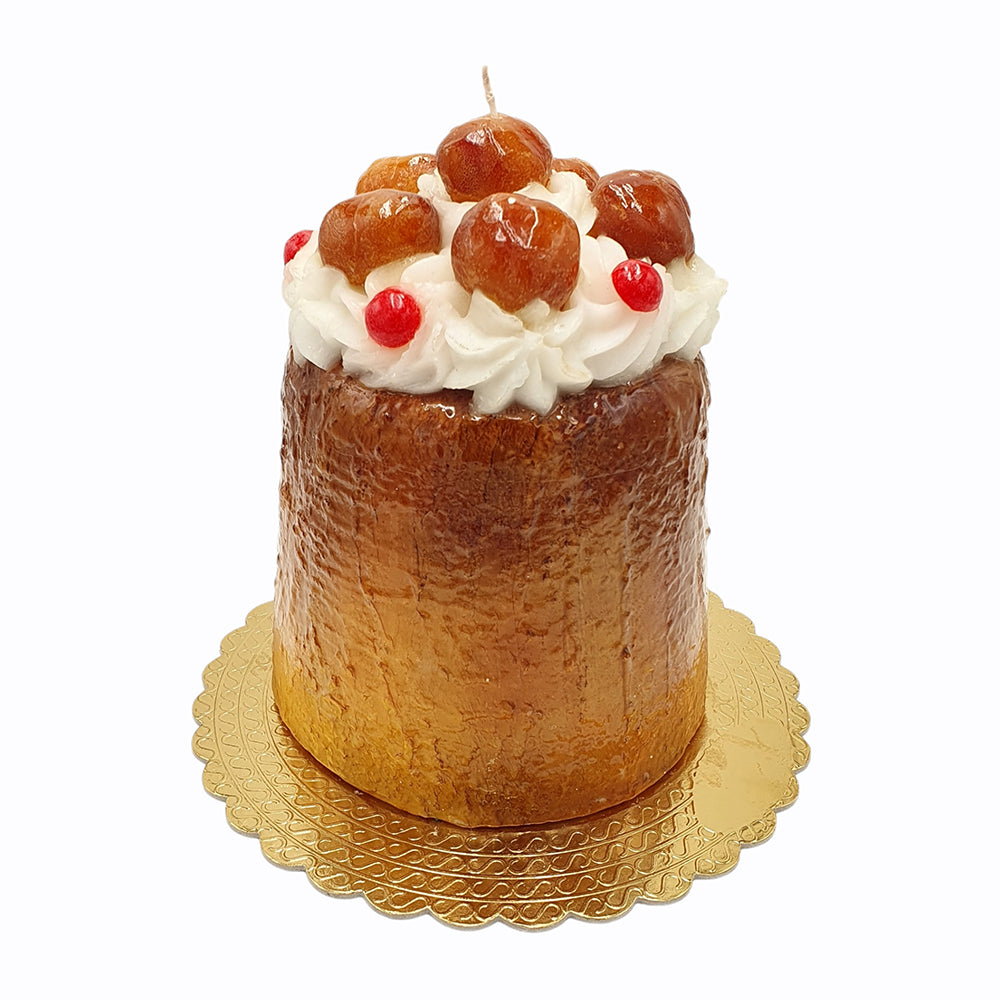 Large Baba Cake Shaped Candle