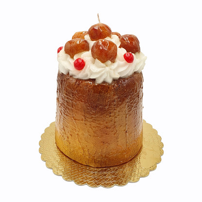 Large Baba Cake Shaped Candle