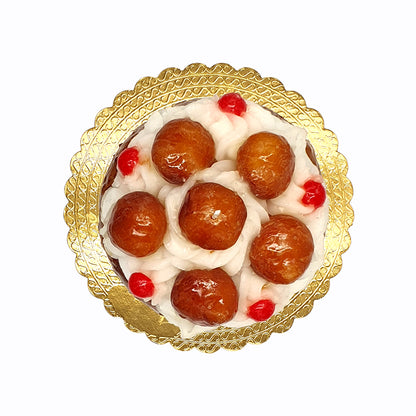 Large Baba Cake Shaped Candle
