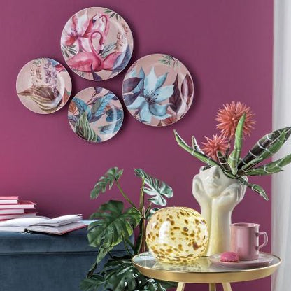 Set of 4 Decorative Wall Plates - NASSAU Decor