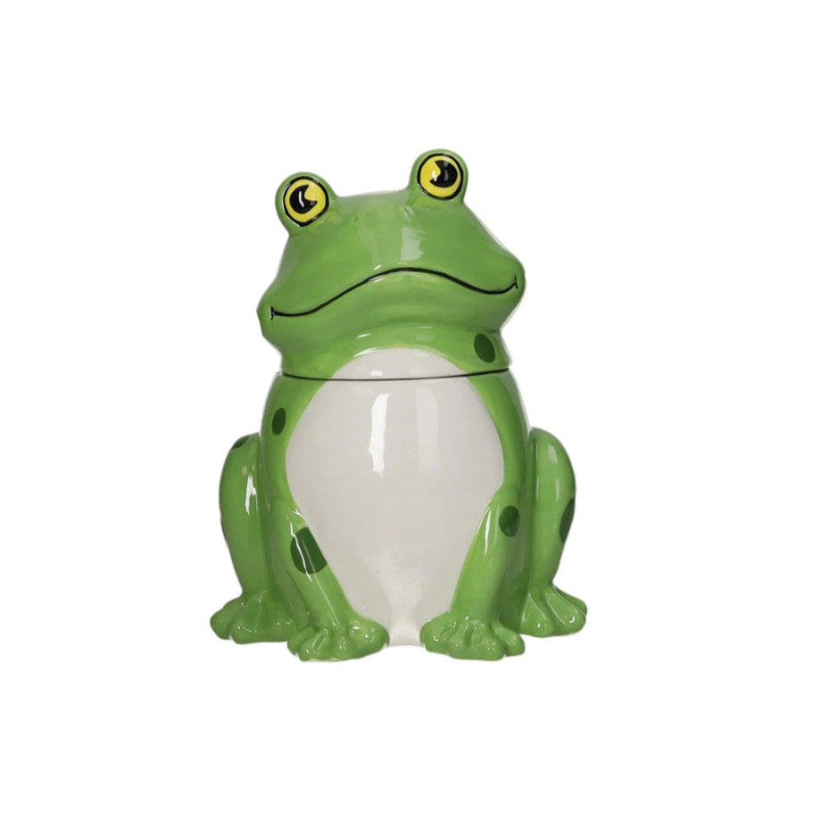 "Croak Croak!" FROG Cookie Jar with Sound Sensor