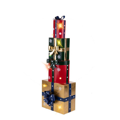 Christmas Gift Boxes with LED Lights in 3 Sizes