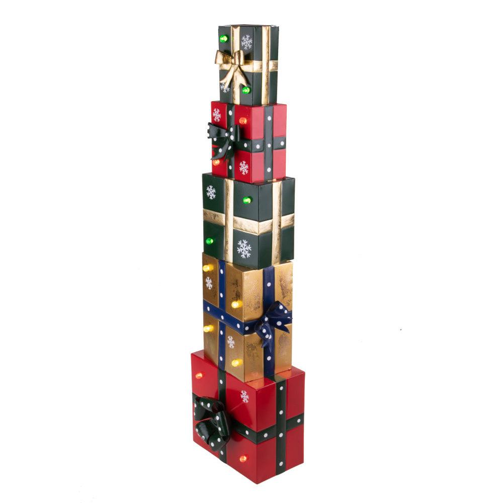 Christmas Gift Boxes with LED Lights in 3 Sizes