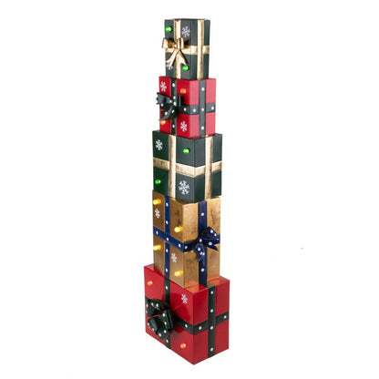 Christmas Gift Boxes with LED Lights in 3 Sizes