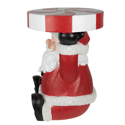 Alzata Decorativa Tavolinetto "Babbo Natale"