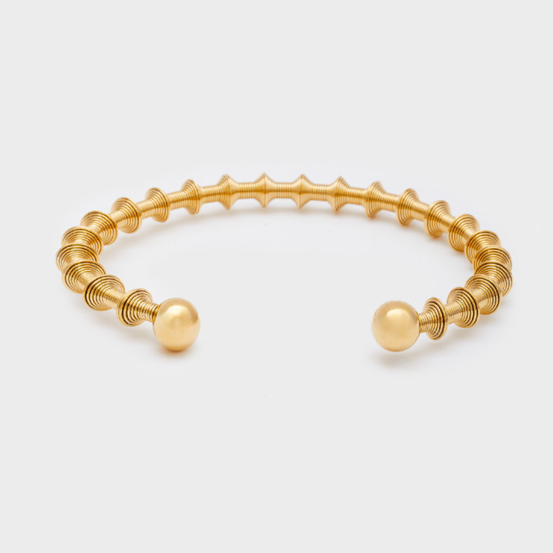 Nalì Open Rigid Mille Righe Bracelet