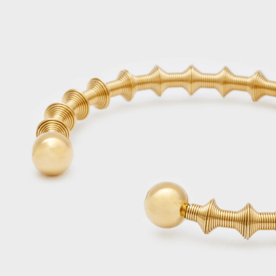 Nalì Open Rigid Mille Righe Bracelet