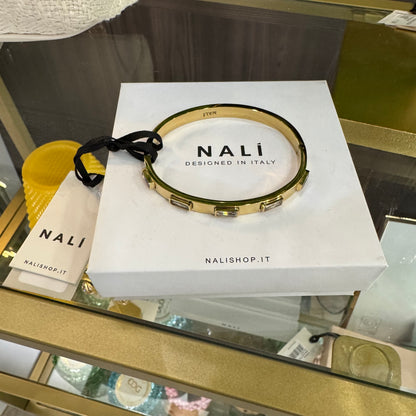 Bracciale Rigido "STEPH" con Pietre Clear - Nalì