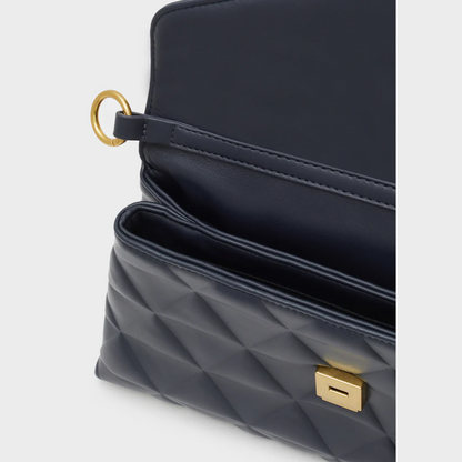 Borsa "SAGITTARIUS" Matelassé Blu - Nalì