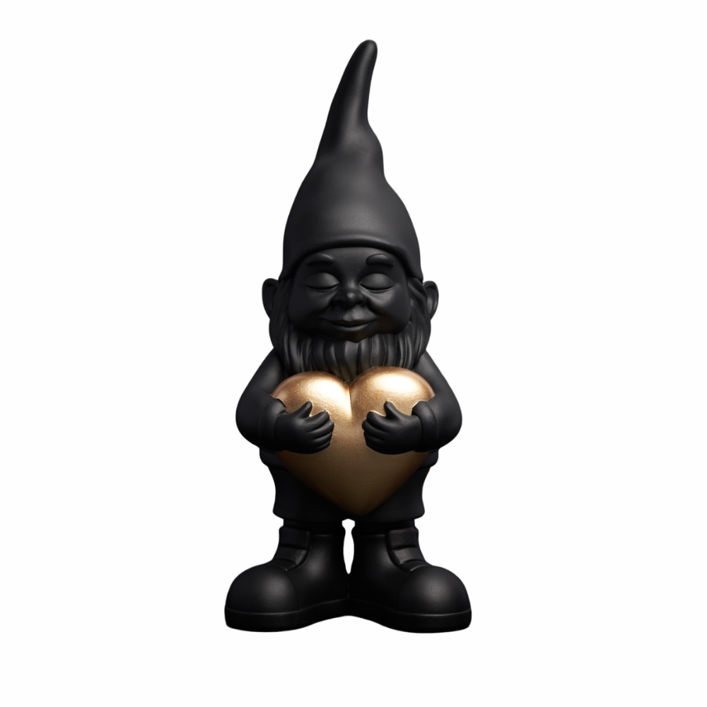 Statuetta Nano Bernardo “Lover” Black
