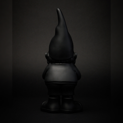 Bernardo the Gnome "Lover" Large Black Figurine
