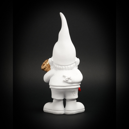 Bernardo "Lucky" White Gnome Figurine
