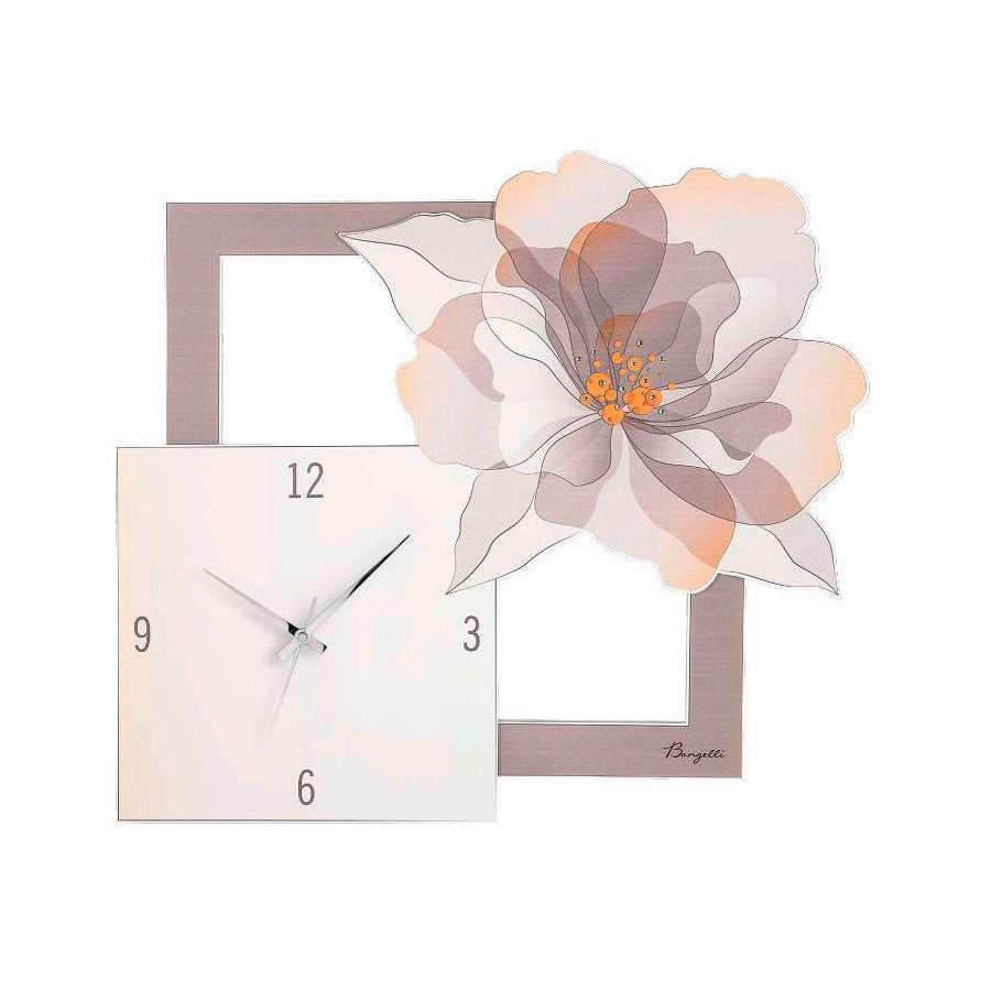 "Rose" Powder Pink Wall Clock - Bongelli Preziosi