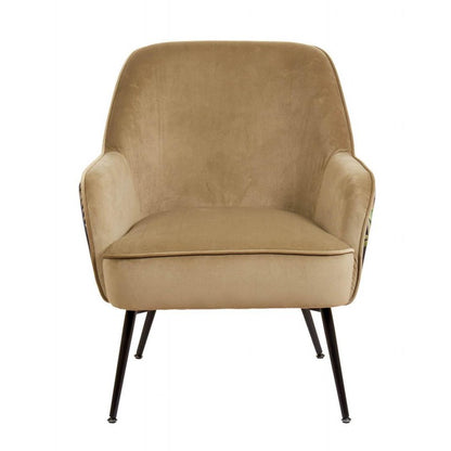 Tropical and Beige Vintage Armchair - L'Oca Nera