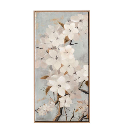 Set of 3 Silk Screen Print Paintings on Canvas with Applications - 50x100 (1Q266)
