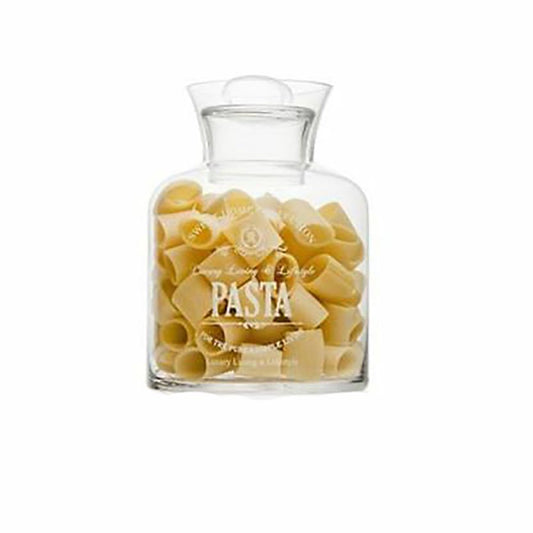 Vaso Contenitore "Pasta" in Vetro Soffiato con Tappo