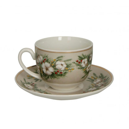 Pair of Tea Cups with Saucers - Brandani "Batuffoli"